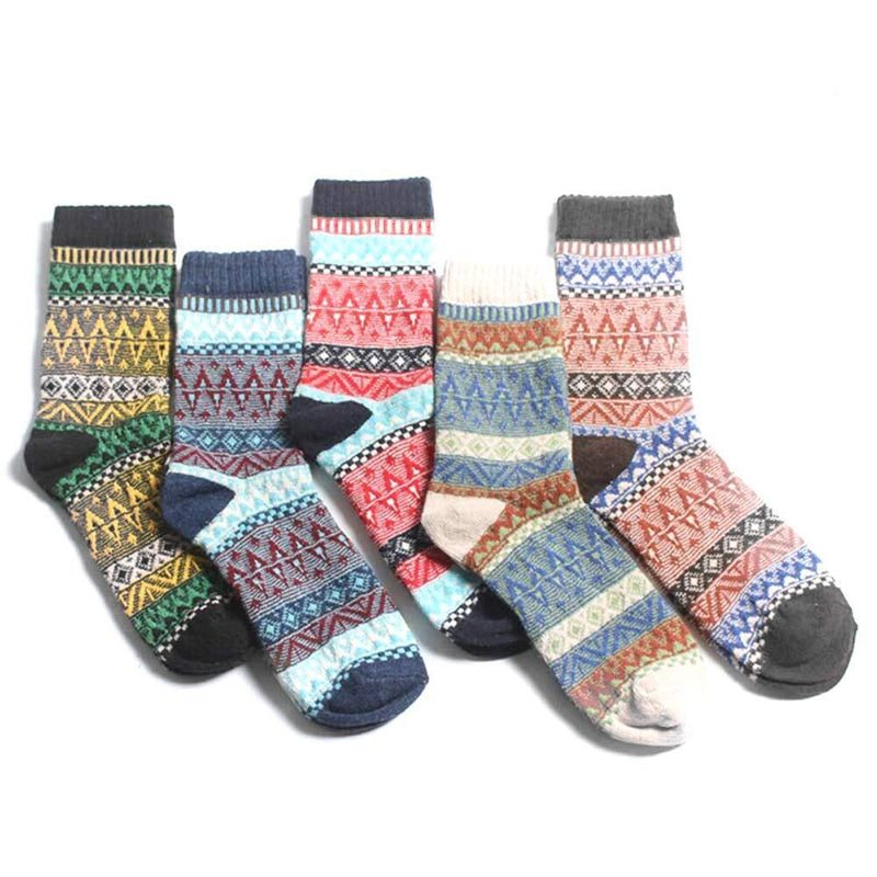 Winter Nordic Cashmere Thick Warm Knitted Socks